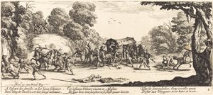 Ataque a um treinador de Jacques Callot