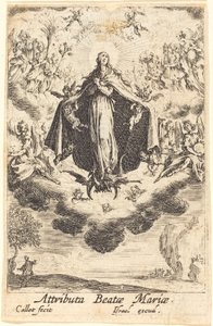 Atributos da Virgem de Jacques Callot