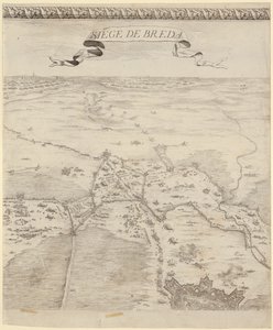 Pormenor de «A Batalha de Breda» de Jacques Callot