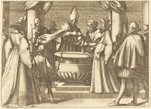 Batismo do Príncipe de Espanha de Jacques Callot