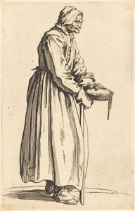 Mendiga com panela de Jacques Callot