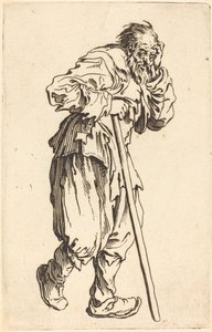 Mendigo com uma vara de Jacques Callot