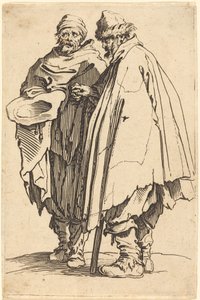 Mendigo Cego e Companheiro de Jacques Callot