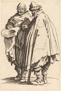 Mendigo Cego e Companheiro de Jacques Callot