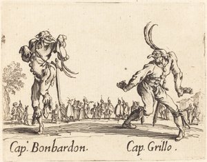 Indivíduo. Bonbardon e Cap. Grilo de Jacques Callot