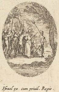 Cristo carregando a cruz de Jacques Callot