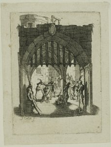 Cristo Coroado de Espinhos, de A Pequena Paixão de Jacques Callot