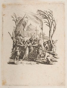 Cristo Entregue aos Judeus, n. 4 de 11 de La Petite Passion de Jacques Callot