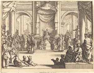 Cristo Disputando com os Médicos de Jacques Callot