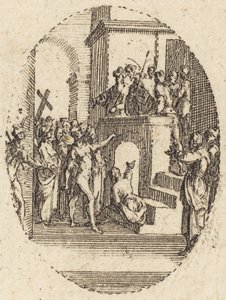 Cristo diante de Pilatos de Jacques Callot