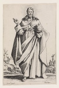 Cristo dos Grandes Apóstolos, 1631 de Jacques Callot