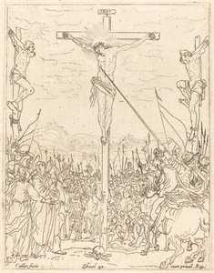 Cristo na Cruz. de Jacques Callot