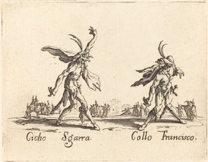 Cicho Sgarra e Colo Francisco de Jacques Callot