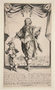 Claude Deruet (Retrato de Deruet) de Jacques Callot