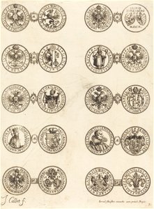 Moedas [placa 3]. de Jacques Callot