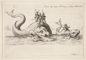 Combat à la Barri?re, Entr?e de MM. de Varncourt, Tyllon et Marimont de Jacques Callot