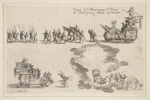 Combate no Barri?re, Entrada do Príncipe de Plaltzbourg de Jacques Callot