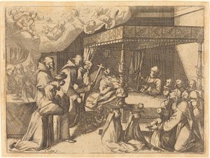 Morte da Rainha de Jacques Callot