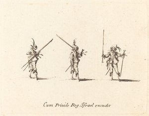 Perfurar com o mosquete de Jacques Callot
