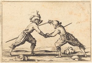 Duelo com espadas de Jacques Callot