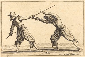 Duelo com Espadas e Adagas de Jacques Callot