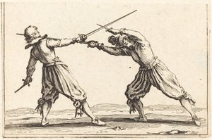 Duelo com Espadas e Adagas de Jacques Callot