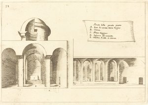 Elevação de uma Igreja de Jacques Callot