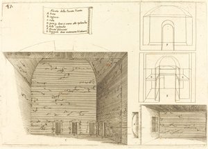 Elevação de um Plano de Passagem de Jacques Callot