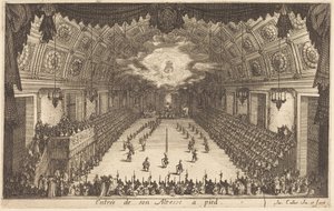 Entrada de Sua Alteza a pé de Jacques Callot