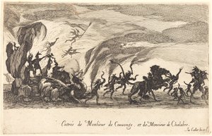 Entrada de M. de Couvonge e M. de Chalabre de Jacques Callot