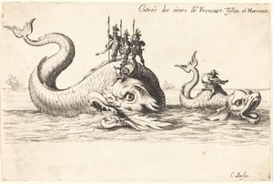 Entrada de Mm. de Vroncourt, Tyllon e Marimont de Jacques Callot