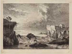 Banquetes, folha 4 da série «Os Boémios» de Jacques Callot