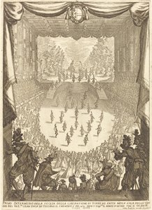 Primeiro Intermezzo, 1617. de Jacques Callot