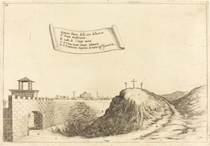 Quatro Partes da Via Dolorosa, 1619. de Jacques Callot