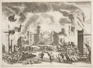 Quarto Ato de Soliman de Jacques Callot