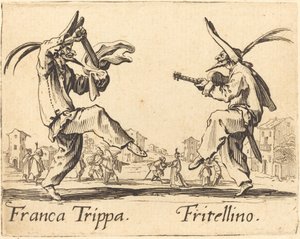 Franca Trippa e Fritellino de Jacques Callot