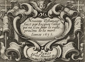 Frontispício, c.1635 de Jacques Callot