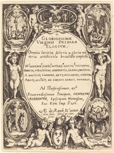 Frontispício para "Gloriosissimae" de Jacques Callot
