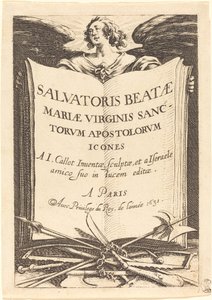 Frontispício para "Os Grandes Apóstolos" de Jacques Callot