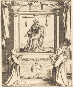 Frontispício da Ordem dos Penitentes Brancos em Nancy de Jacques Callot