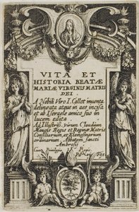 Frontispício, de A Vida da Virgem de Jacques Callot