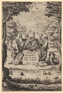 Frontispício de «Sacra Cosmologia» de Jacques Callot