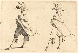 Cavalheiro visto de lado de Jacques Callot