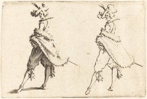 Cavalheiro visto de lado, c. 1622. de Jacques Callot