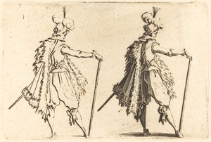 Cavalheiro com bengala de Jacques Callot