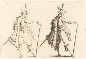 Cavalheiro com bengala de Jacques Callot