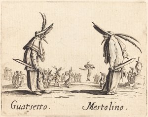 Guatsetto e Mestolino, c. 1622. de Jacques Callot
