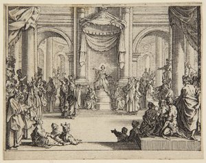 O Menino Jesus entre os doutores da Lei de Jacques Callot