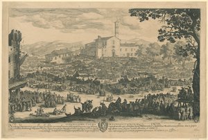 Feira de Impruneta [versão florentina] de Jacques Callot
