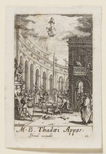 Judas, o Apóstolo (Thadaei Appos.) de Jacques Callot